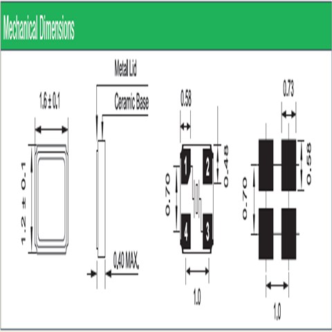 Qantek晶振,無源貼片晶振,QC16晶體