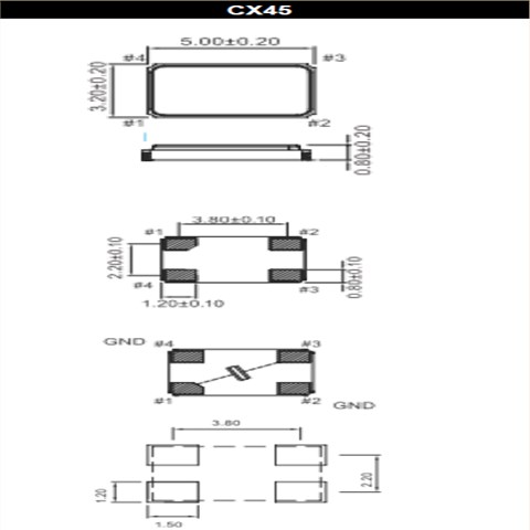 Cardinal晶振,低功耗晶振,CX45晶體